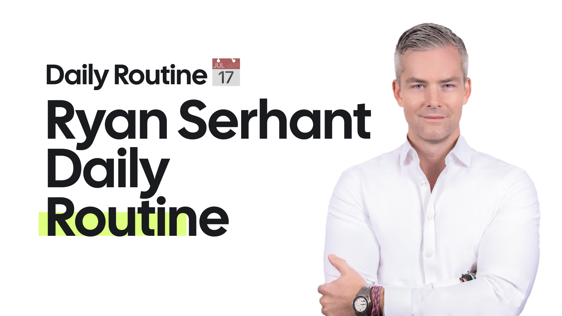 Ryan Serhant's Daily Real Estate Routine